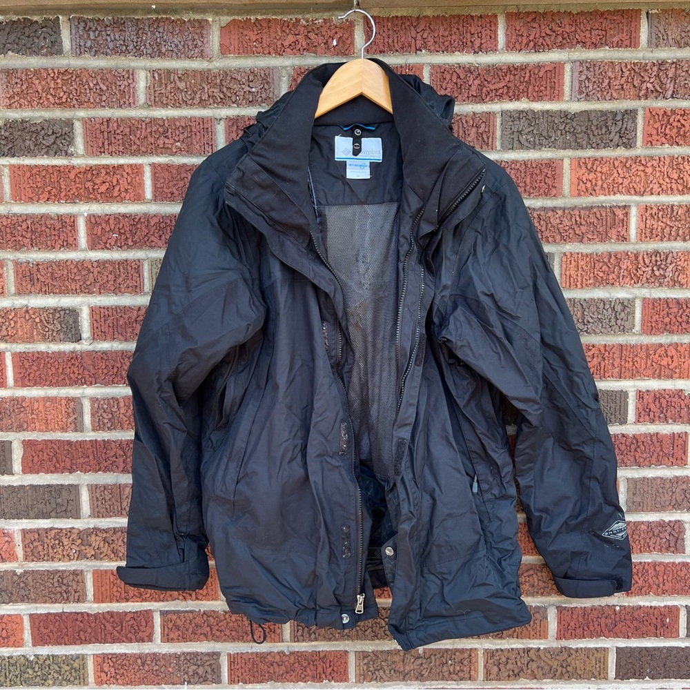 Columbia Black Outdoors Winter Parka Coat Jacket
